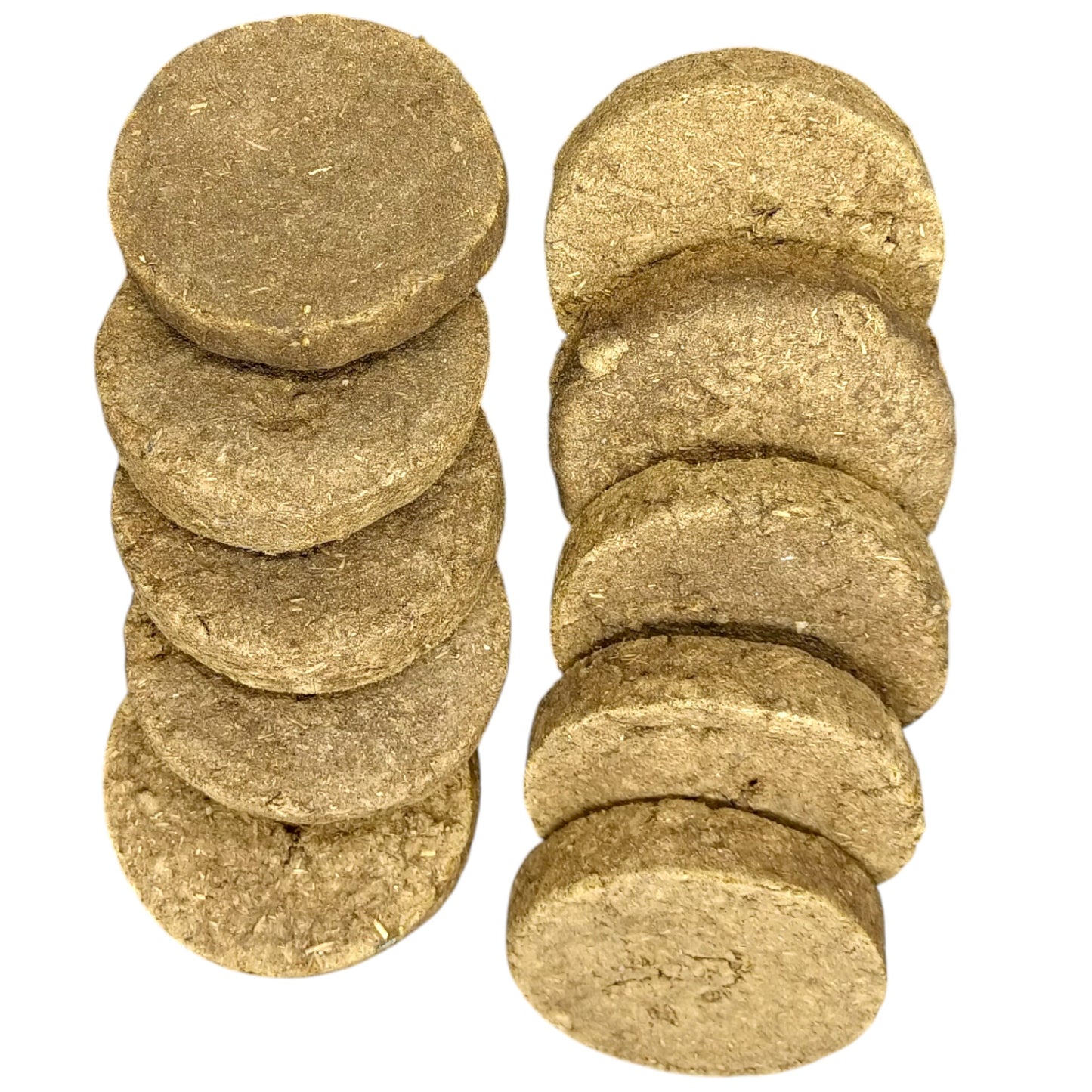 Agnihotra Organic Desi Cow Dung Cakes for Puja and Hawan | Natural Uple | Pack of 10