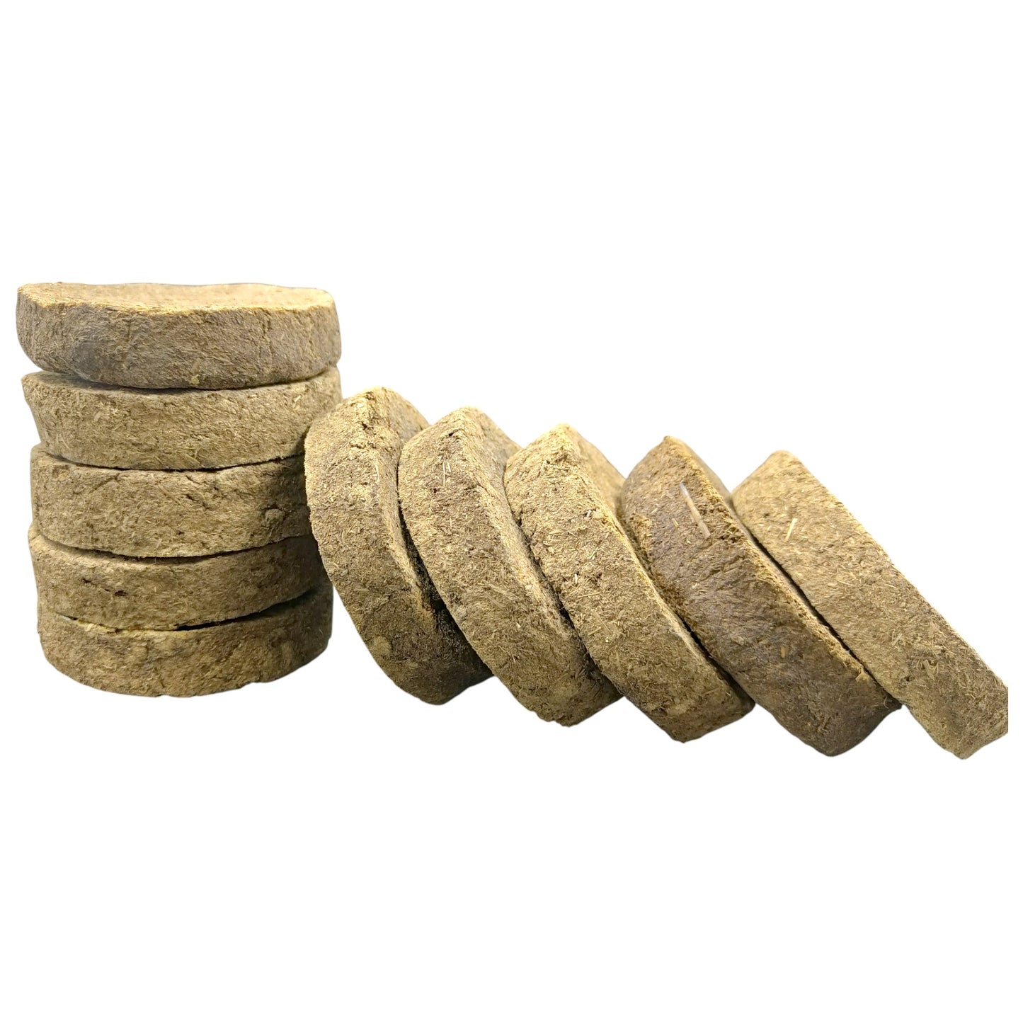 Agnihotra Organic Desi Cow Dung Cakes for Puja and Hawan | Natural Uple | Pack of 10